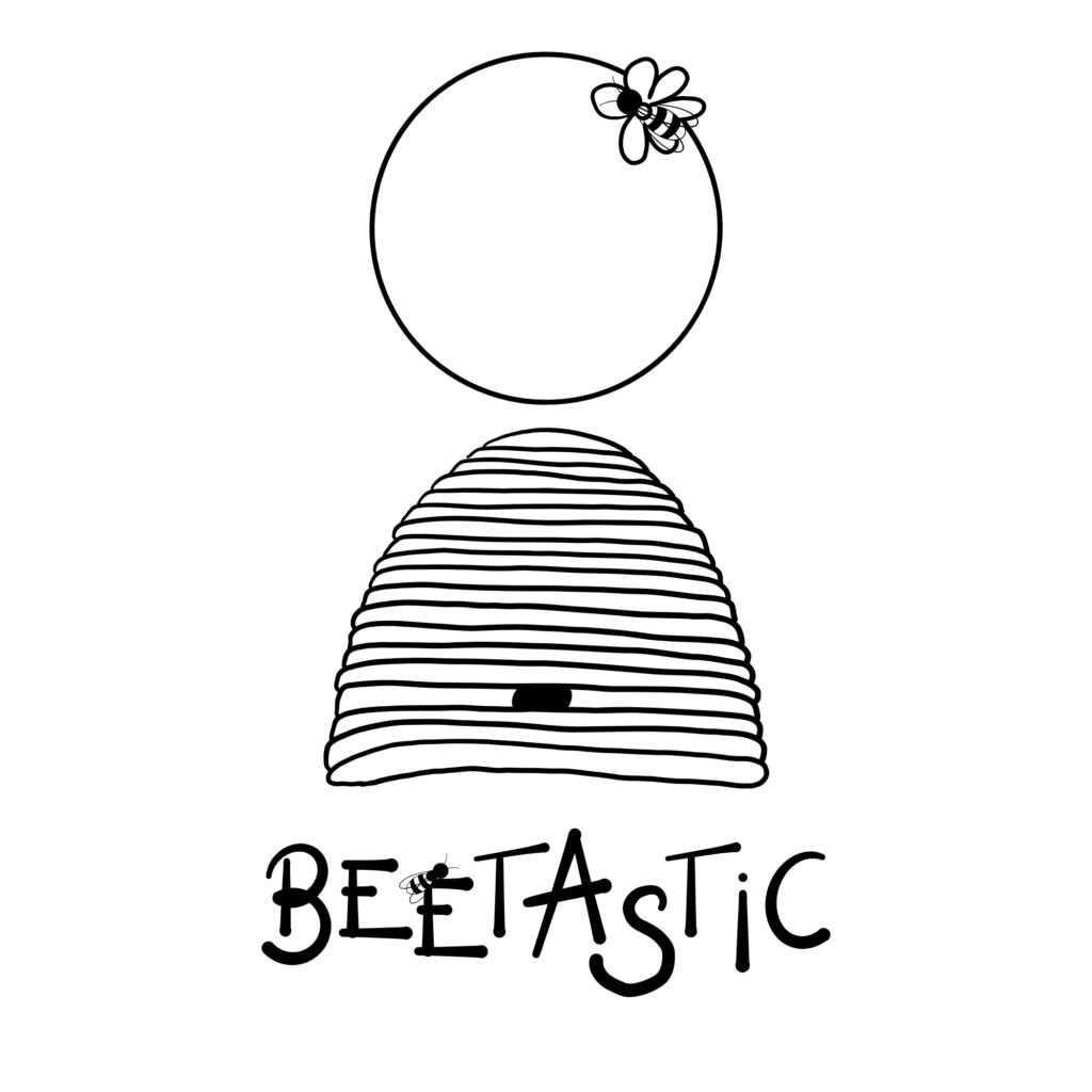 Postkarte "Beetastic"