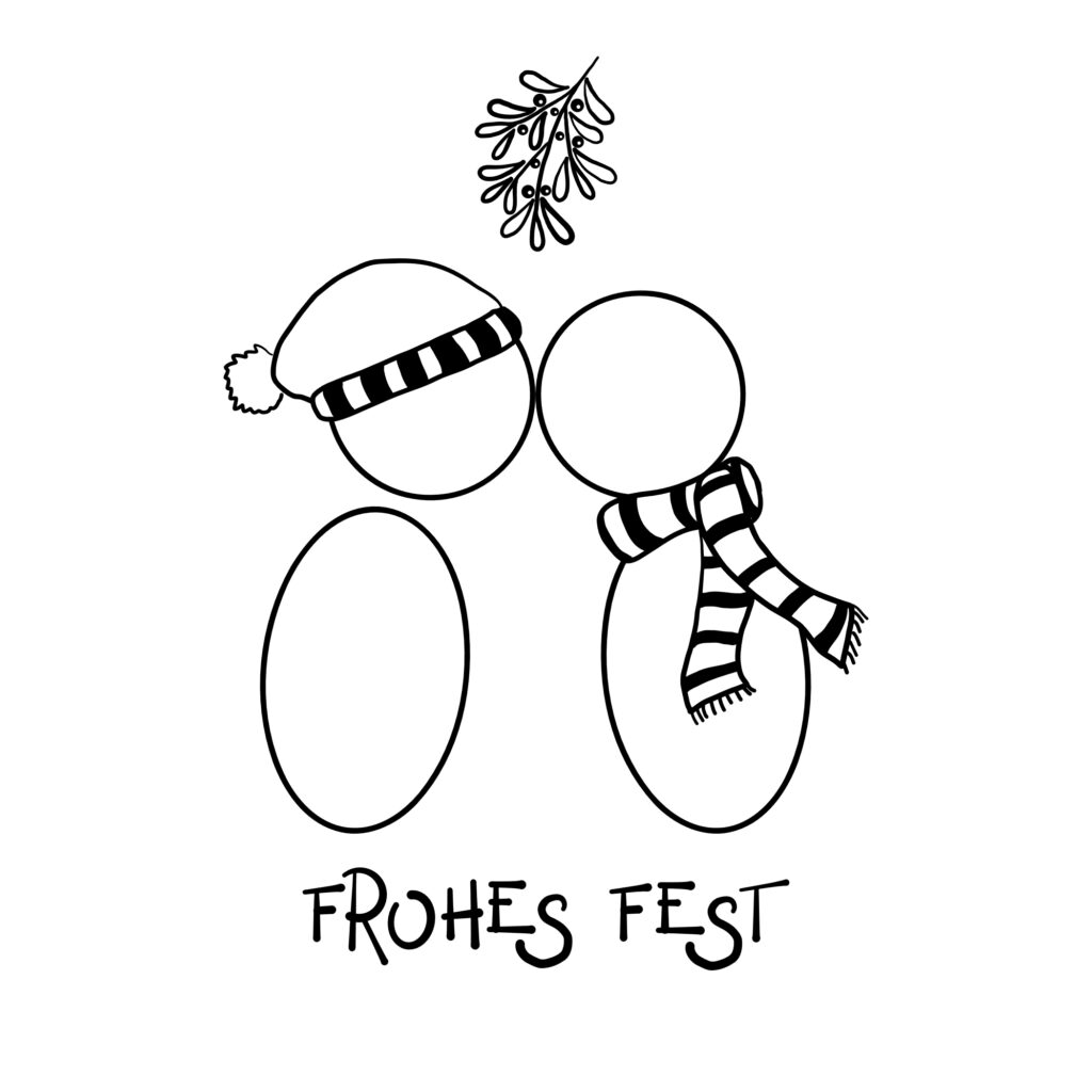 Postkarte "Frohes Fest"