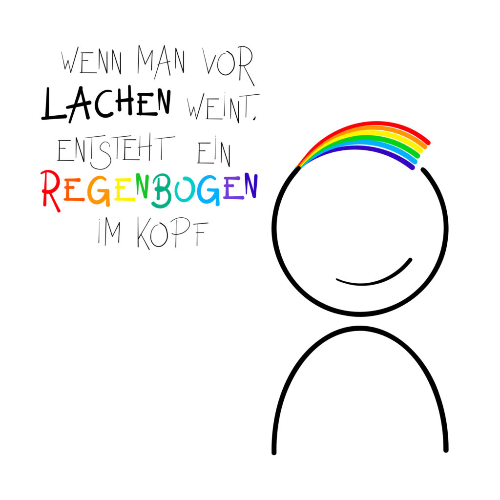 Postkarte "Regenbogen"