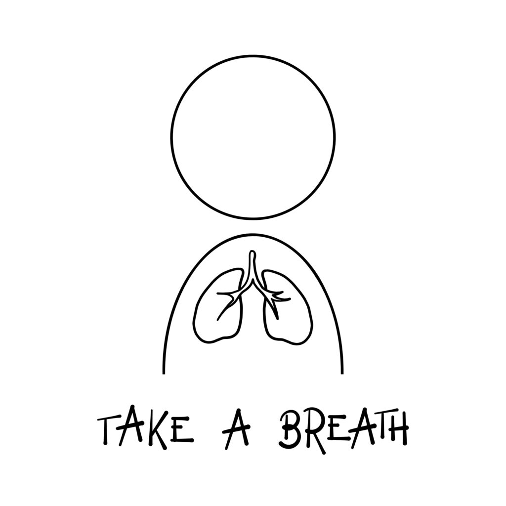 Postkarte "Take a Breath"
