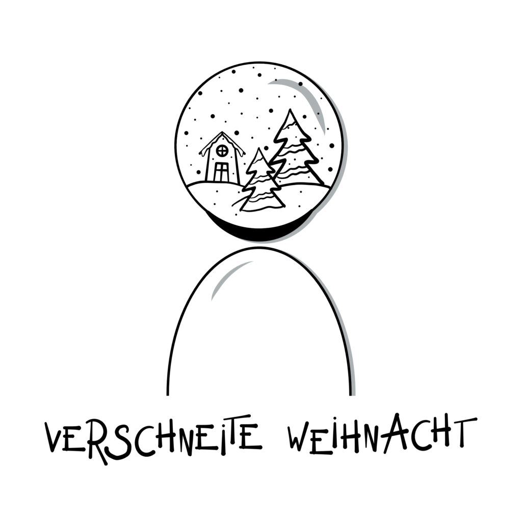 Postkarte "Verschneite Weihnacht"